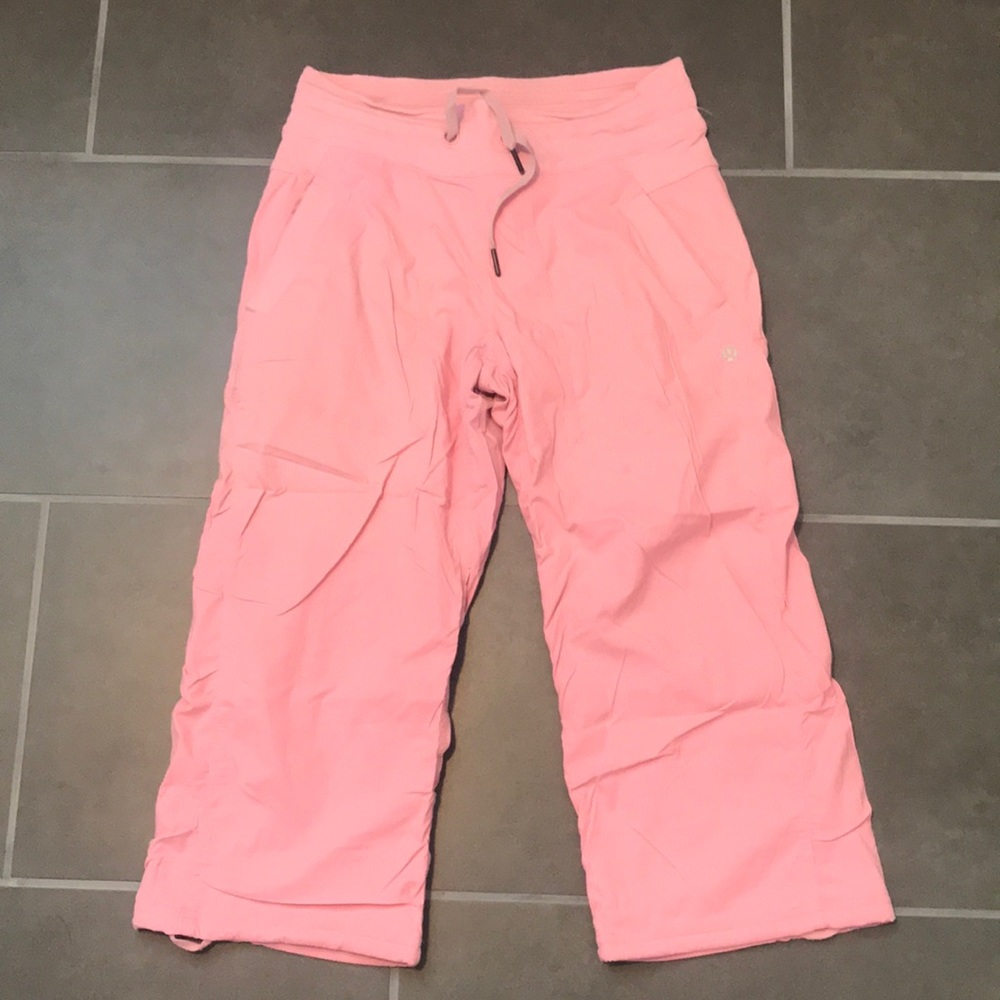 Pink Lululemon Crop Pant